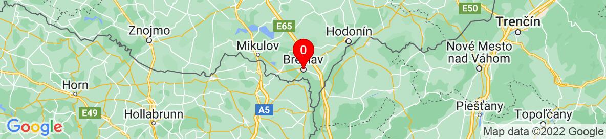 Map of Břeclav, Jihomoravský kraj, Česko. Weitere detaillierte Karte ist nur für registrierte Benutzer. Bitte registrieren oder einloggen.